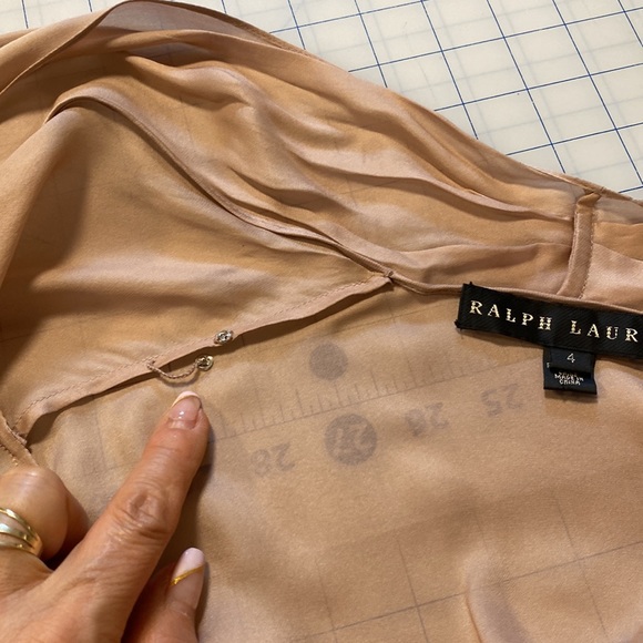 Ralph Lauren Silk Blouse in Soft Pink - Picture 9 of 13